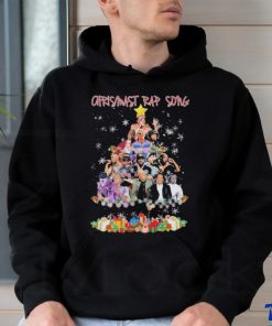Official christmas Rap Songs pine tree merry christmas Shirt