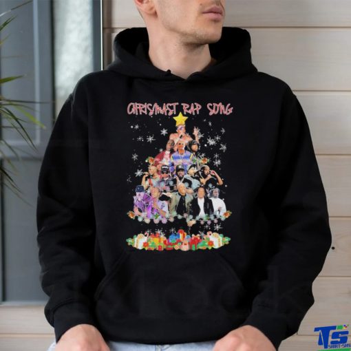 Official christmas Rap Songs pine tree merry christmas Shirt
