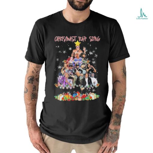 Official christmas Rap Songs pine tree merry christmas Shirt