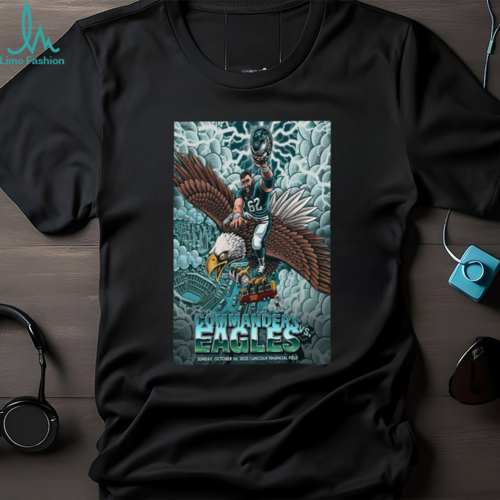 Commanders vs eagles october 1st 2023 poster shirt, hoodie