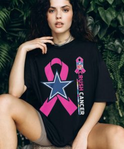 Official dallas Cowboys crush cancer NFL collections shirt