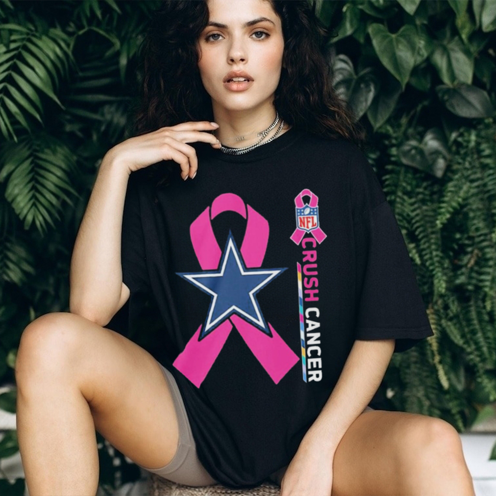 Official dallas Cowboys crush cancer NFL collections shirt Official dallas Cowboys crush cancer NFL collections shirt