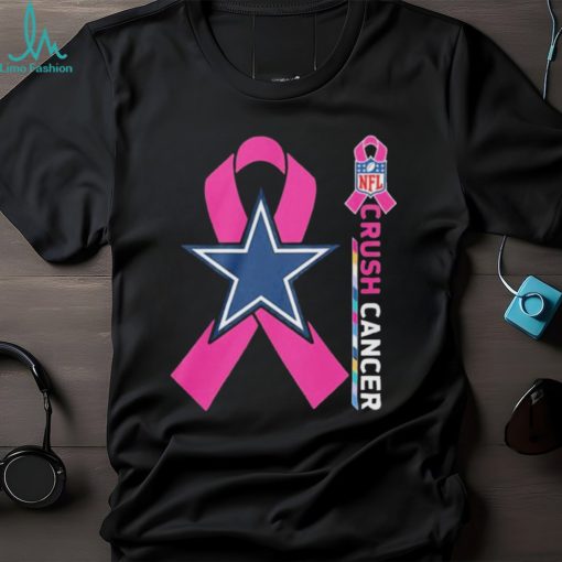 Official dallas Cowboys crush cancer NFL collections shirt
