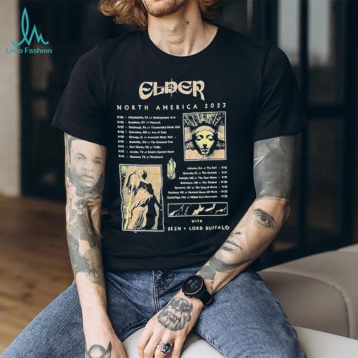 Official elder North America With Rezn Lord Buffalo Tour 2023 T Shirt