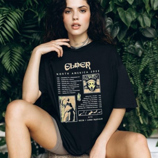 Official elder North America With Rezn Lord Buffalo Tour 2023 T Shirt