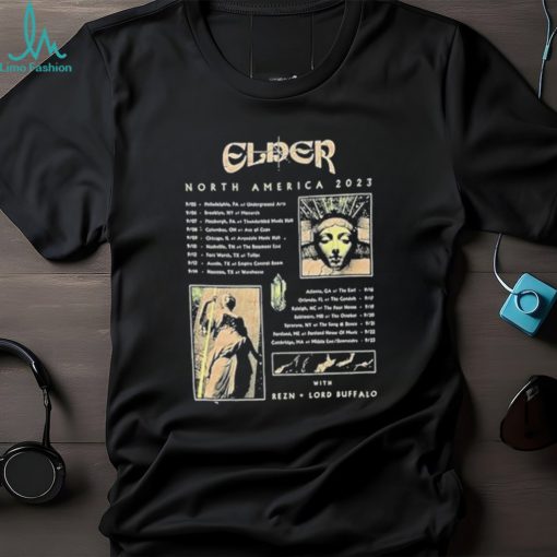 Official elder North America With Rezn Lord Buffalo Tour 2023 T Shirt