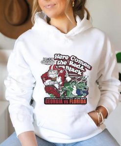 Official georgia Bulldogs Here Comes the Red & Black Georgia vs Florida Jacksonville Florida 10 28 2023 shirt
