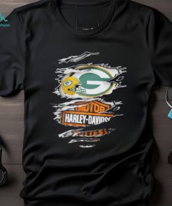 Official green Bay Packers Motor Harley Davidson 2023 Shirt