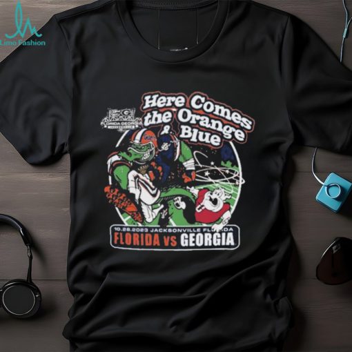 Official here Comes the Orange & Blue Florida vs Georgia Jacksonville Florida 2023 Shirt