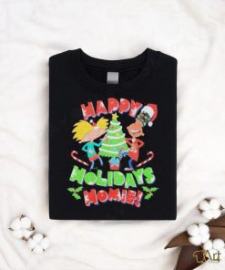 Official hey Arnold Happy Holidays Homie Christmas T shirt