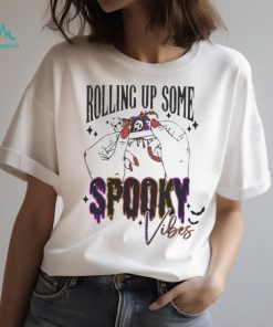 Official horror Characters Rolling Up Some Spooky Vibes Shirt