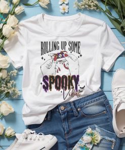 Official horror Characters Rolling Up Some Spooky Vibes Shirt