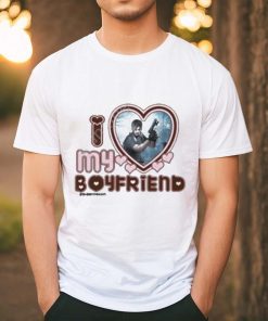 Official i Love My Boyfriend Leon Kennedy Resident Evil shirt
