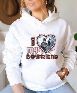 Official i Love My Boyfriend Leon Kennedy Resident Evil shirt