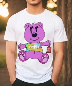 Joe Burrow wears Sorry in Advance's pink bear shirt with pink