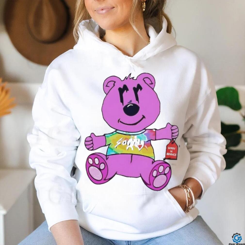 Joe Burrow wears Sorry in Advance's pink bear shirt, hoodie, sweater, long  sleeve and tank top