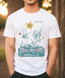 Official jonas Brothers Five Albums One Night Oct 09 2023 Bridgestone Arena Nashville Shirt