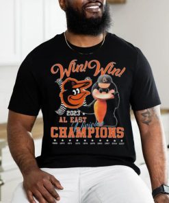 Official mLB Baltimore Orioles Win Win 2023 AL East Division Champions Shirt