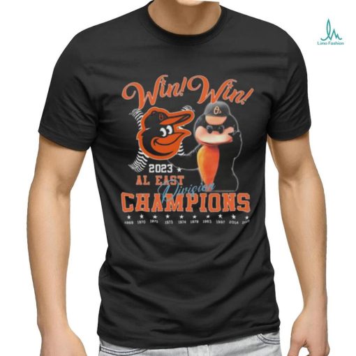 Official mLB Baltimore Orioles Win Win 2023 AL East Division Champions Shirt