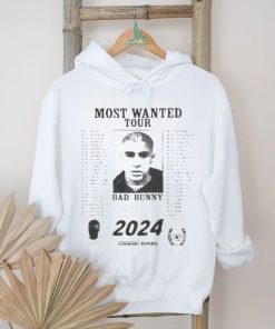 Official most Wanted Tour Bad Bunny 2024 Shirt