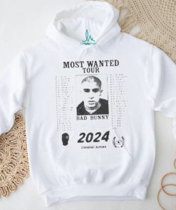 Official most Wanted Tour Bad Bunny 2024 Shirt