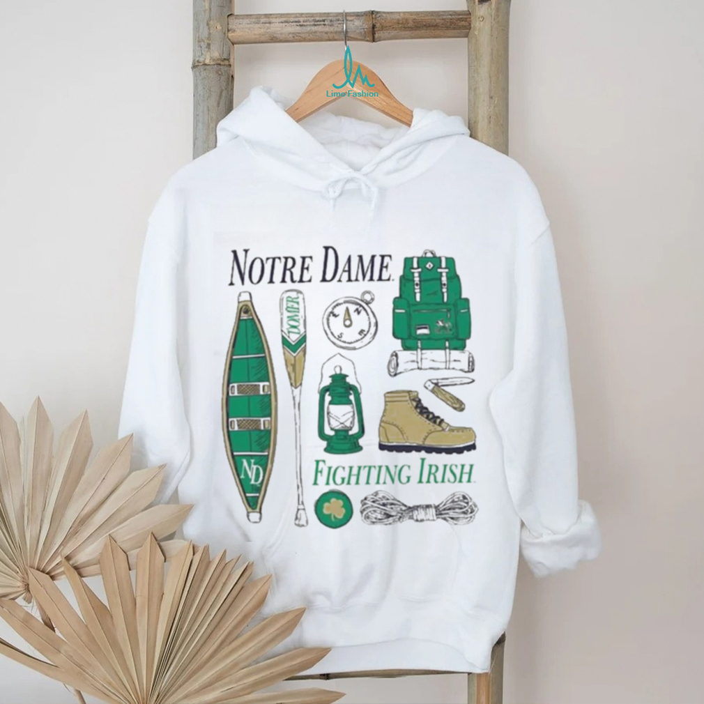 Official notre Dame Fighting Irish Comfort Wash Camping Trip T Shirt Official notre Dame Fighting Irish Comfort Wash Camping Trip T Shirt
