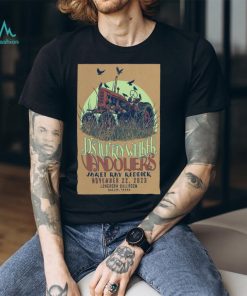 Official november 22 2023 joshua ray walker and vandoliers concert longhorn ballroom Dallas Texas poster shirt