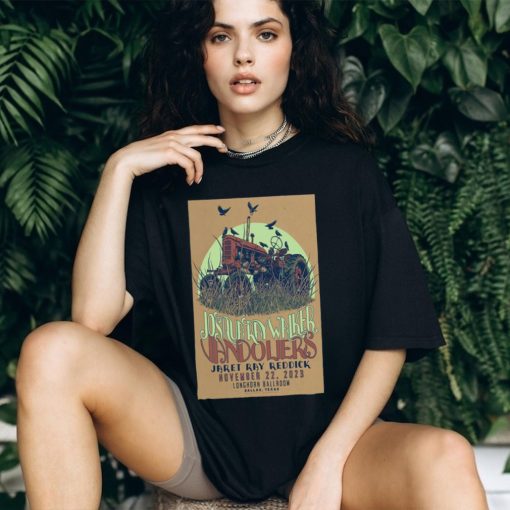 Official november 22 2023 joshua ray walker and vandoliers concert longhorn ballroom Dallas Texas poster shirt