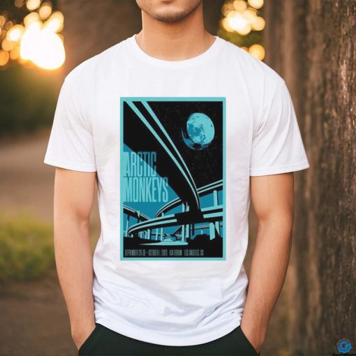 Official oct 1 2023 arctic monkeys tour los angeles ca poster shirt