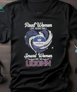 Official real women love basketball huskies smart women love the uconn shirt