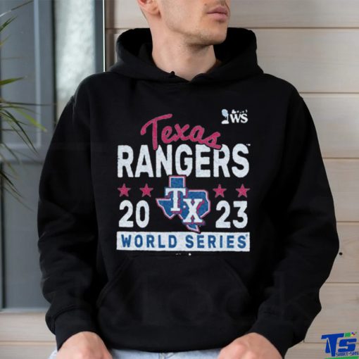 Official texas Rangers 2023 World Series Participant Knuckle Ball Shirt