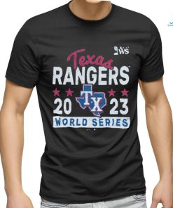 Official texas Rangers 2023 World Series Participant Knuckle Ball Shirt
