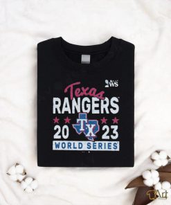 Official texas Rangers 2023 World Series Participant Knuckle Ball Shirt