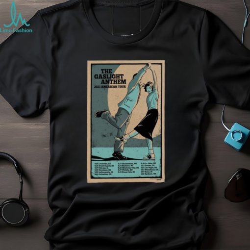 Official the Gaslight Anthem American Tour Fall 2023 shirt