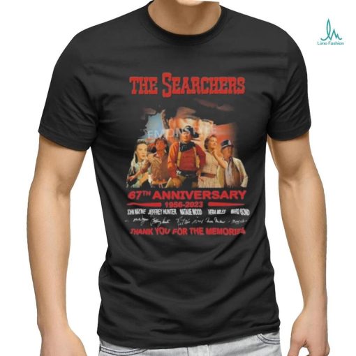 Official the Searchers 67th Anniversary 1956 2023 Thank You For The Memories Signatures Shirt