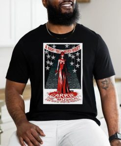 Official the mooore theater carrie the musical carrie the musical poster shirt