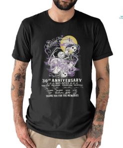 Official the nightmare before Christmas 30th anniversary 1993 2023 thank you for the memories shirt