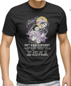 Official the nightmare before Christmas 30th anniversary 1993 2023 thank you for the memories shirt, hoodie, sweater, long sleeve and tank top Official the nightmare before Christmas 30th anniversary 1993 2023 thank you for the memories shirt