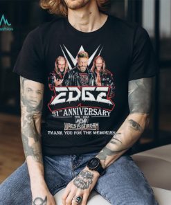 Official wrestlemania 31st anniversary 1992 2023 thank you for the memories shirt