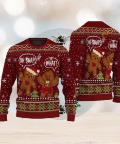 Oh Snap 2023 Funny Womens Christmas Sweater