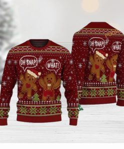 Oh Snap 2023 Funny Womens Christmas Sweater