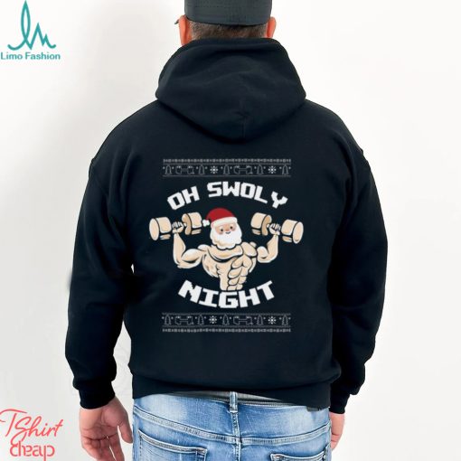 Oh Swoly Night Ugly Christmas Gym Shirt