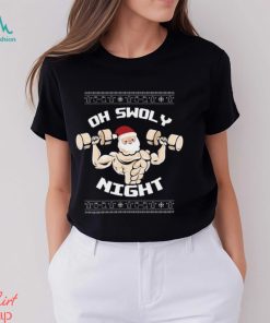 Oh Swoly Night Ugly Christmas Gym Shirt