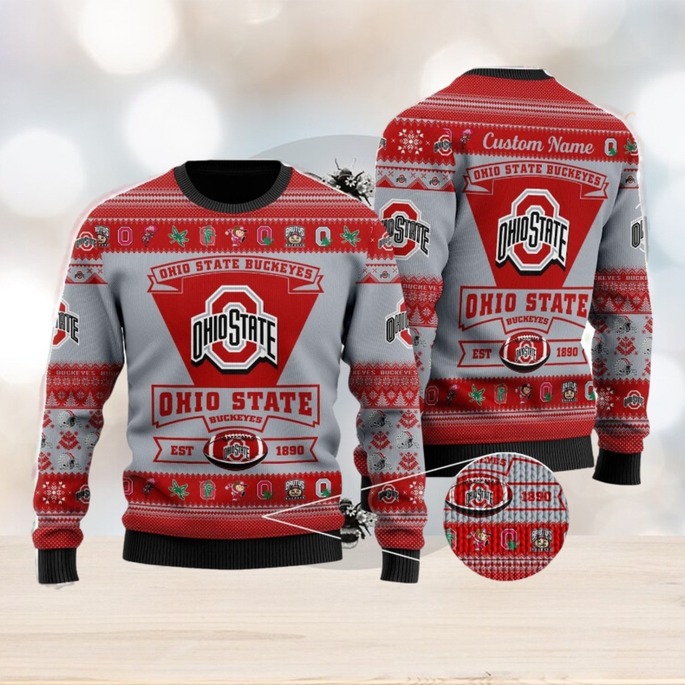 Ohio State Buckeyes Hoodie 3D Broken USA Flag Ohio State Gift