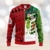 Santa Claus & Yorkshire Terrier Knitted 3D Sweater For Christmas