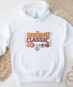 Oilers vs Flames 2023 NHL Heritage Classic Matchup Shirt, hoodie, sweater, long sleeve and tank top Oilers vs Flames 2023 NHL Heritage Classic Matchup Shirt