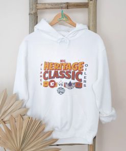Oilers vs Flames 2023 NHL Heritage Classic Matchup Shirt, hoodie, sweater, long sleeve and tank top Oilers vs Flames 2023 NHL Heritage Classic Matchup Shirt