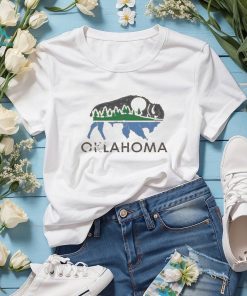 Oklahoma bison landscape shirt