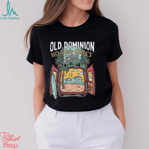 Old Dominion Band Shirt Vintage No Bad Vibes Tour 2023 T Shirt Merch Classic