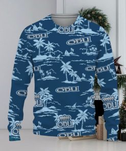 Old Dominion Monarchs Aloha Hawaii Beach Ugly Xmas Sweater